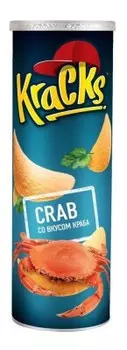 Чипсы кракс 160 г со вкусом краба
