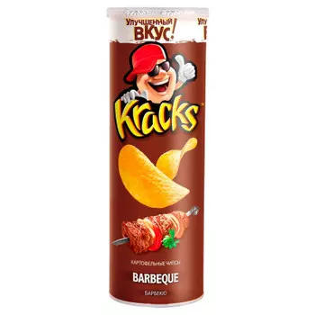 Чипсы кракс 160 г со вкусом стейка на гриле