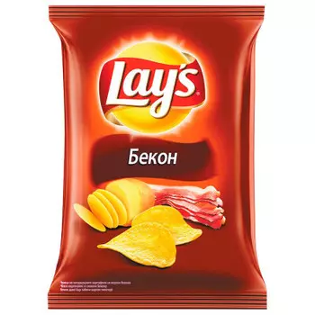 Чипсы Lay's 150г бекон