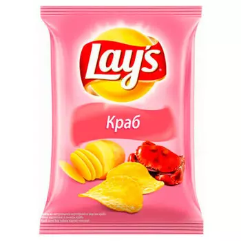 Чипсы LAY'S 35г вкус краба