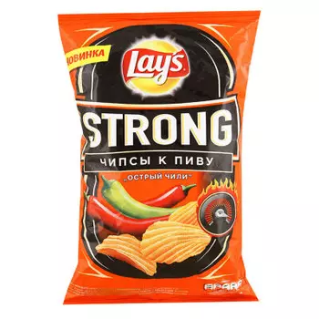 Чипсы Lays Strong 145г острый чили