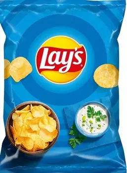 Чипсы лейс 95 г сметана зелень