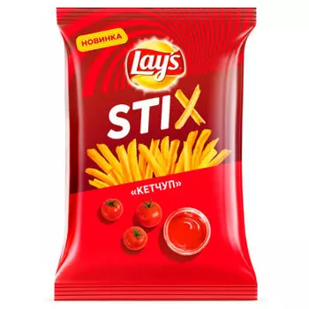 Чипсы лейс стикс 125 г кетчуп