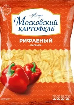 Чипсы московский картофель 130 г паприка