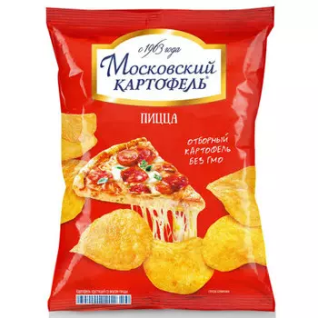Чипсы московский картофель 60 г со вкусом пиццы