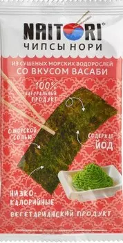 Чипсы нори найтори 3 гр васаби