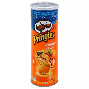 Чипсы принглс 165 г паприка