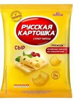Чипсы русская картошка 140 г сыр