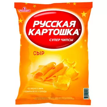 Чипсы русская картошка 150 г сыр