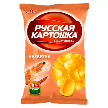 Чипсы Русская картошка 50г креветка