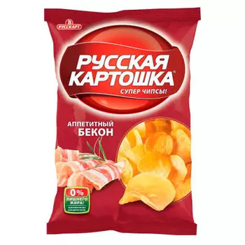 Чипсы Русская картошка 80г бекон