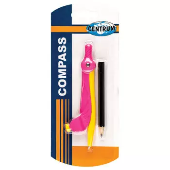 Циркуль центрум с чернографитным карандашем 89402