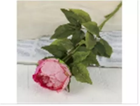 Цветок искусственный крупный пион 9*70 см розовый 1516240