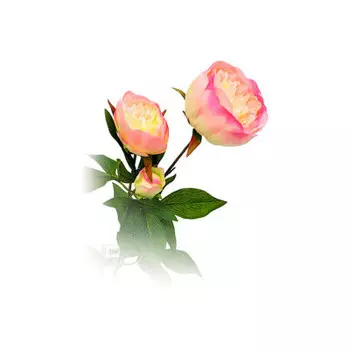 Цветок искусственный ветка пионов 72см 3шт 18