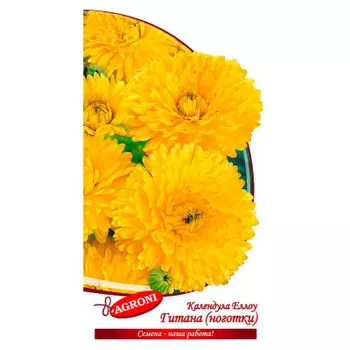 Цветок календула еллоу гитана 0,3г агрони