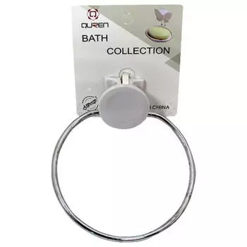 Держатель для полотенца Absolut Home присоски белый 5015