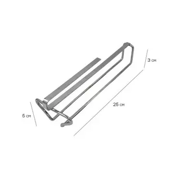 Держатель для бокалов 25*3*5 см текнотель хромированная сталь sf274