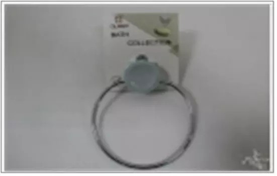 Держатель для полотенца Absolut Home присоски голубой 5015