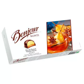 Десерт бонжур 232г груша с французской ванилью конти