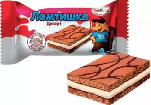 Десерт ломтишка неглазированный молочный акконд