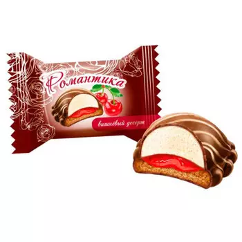 Десерт романтика 250г вишневый славянка