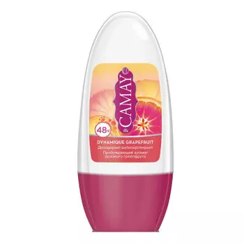 Дезодорант Camay 50мл шарик аромат розового грейпфрута