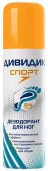 Дезодорант для ног дивидик спорт 150 мл