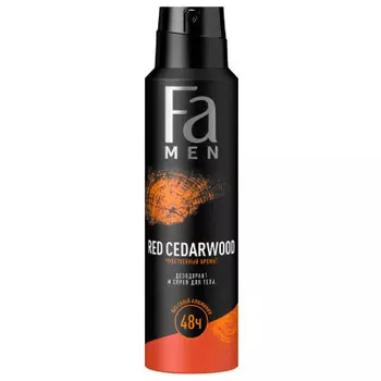 Дезодорант Fa men 150 мл спрей красный кедр и винтажный виски