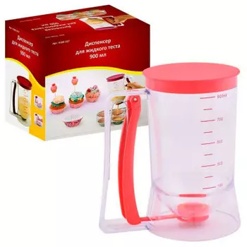 Диспенсер для жидкого теста 900мл Мультидом vl80-257