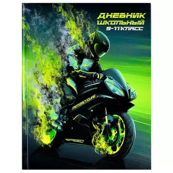 Дневник школьный 5-11 класс 48 л феникс+ гонщик твёрдый переплёт а5 60096