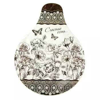 Доска разделочная 26*20 см каплевидная