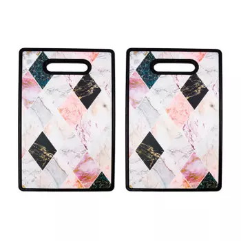 Доска разделочная 37*23*1.1 см Тут Просто ромбы uscsq491 2шт