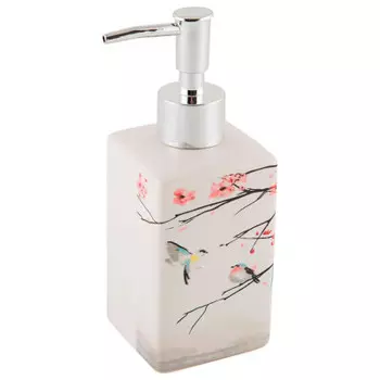 Дозатор для жидкого мыла Рыжий кот сакура керамика dis-s 6517