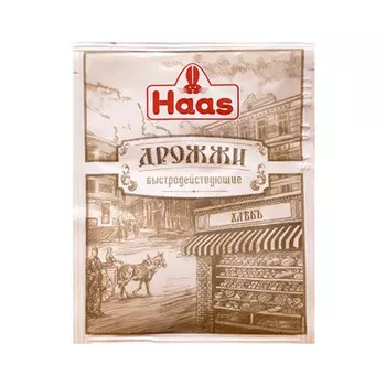 Дрожжи Haas 7г сухие пекарские