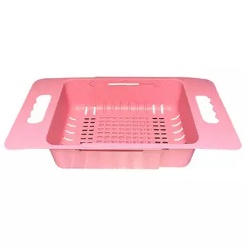 Дуршлаг раздвижной Ecoco розовый