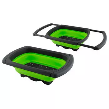 Дуршлаг складной на раковину 25*12см Mallony Frutti 7352