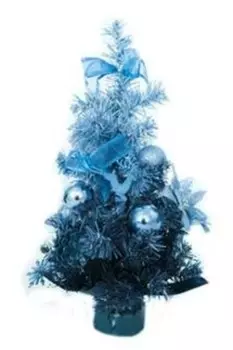 Ель декоративная 40см голубой w06-16