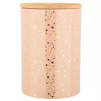 Емкость для сыпучих продуктов 10*10*14.7 см 650 мл агнесс бамбуковая крышка