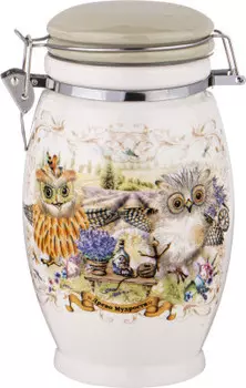 Емкость для сыпучих продуктов 1100 мл 11, 5*11, 5*20 см агнесс дерево мудрости 358-1857