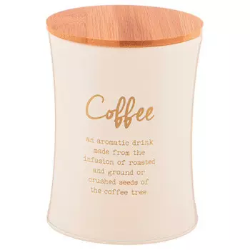 Емкость для сыпучих продуктов 11*14см Agness Тюдор кофе 790-265