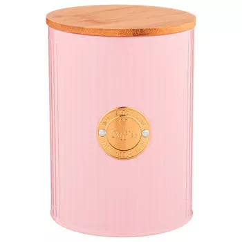 Емкость для сыпучих продуктов 11*15 см агнесс мэджети кофе розовый 790-215