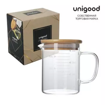 Емкость мерная стеклянная 350 мл Unigood