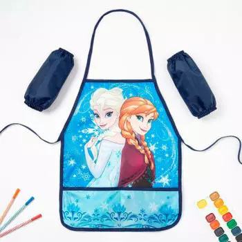 Фартук для труда дисней холодное сердце 49 х39 см с нарукавниками 4381568