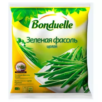 Фасоль зеленая целая 400 г бондюэль