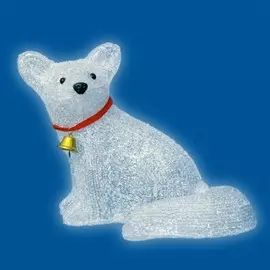 Фигура новогодняя юниель лисенок 32 светодиода 32, 5*22*25 см цвет свечения-белый 9559