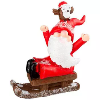 Фигурка дед мороз 10.5*4.5*12 см лефард 100-860