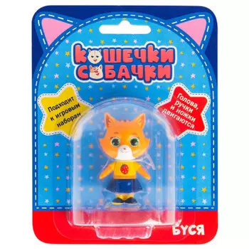 Фигурка кошечки-собачки буся 5.5 см пластиковая