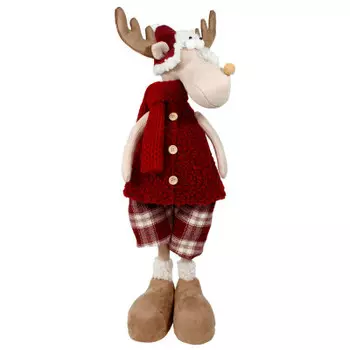 Фигурка там-там олень-мальчик красный 19 х19 х60 см f2062646