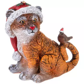 Фигурка тигренок 10*6*10 см 162-937