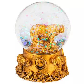 Фигурка в шаре тигр 4, 5*4, 5*6.3 см лефард 117-345